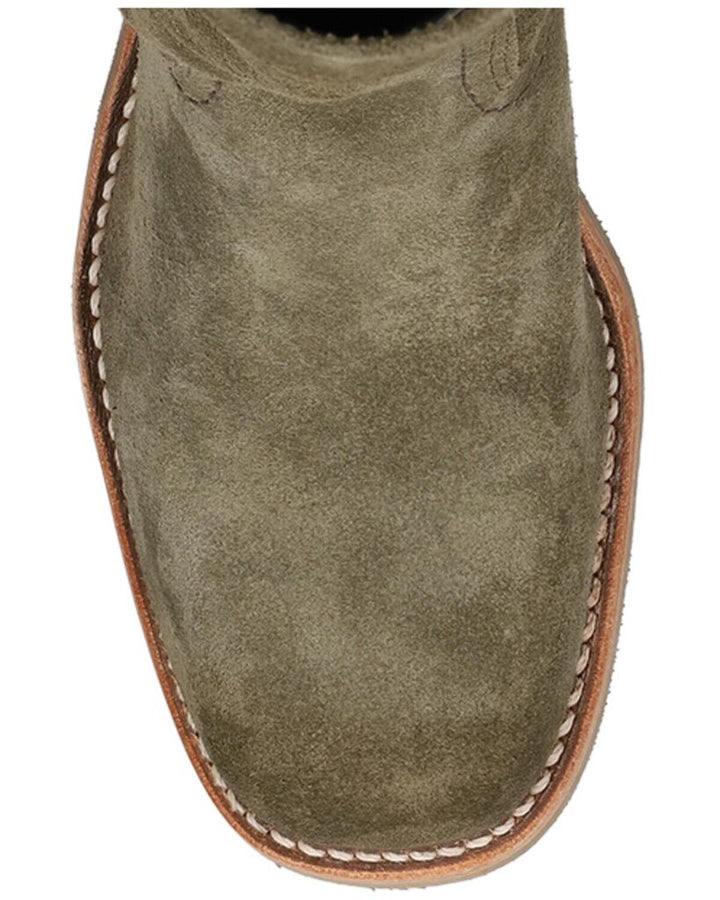 Frye Campus 12R Tall Suede Riding Boots in Olive - Size 10 (Retails for $498)