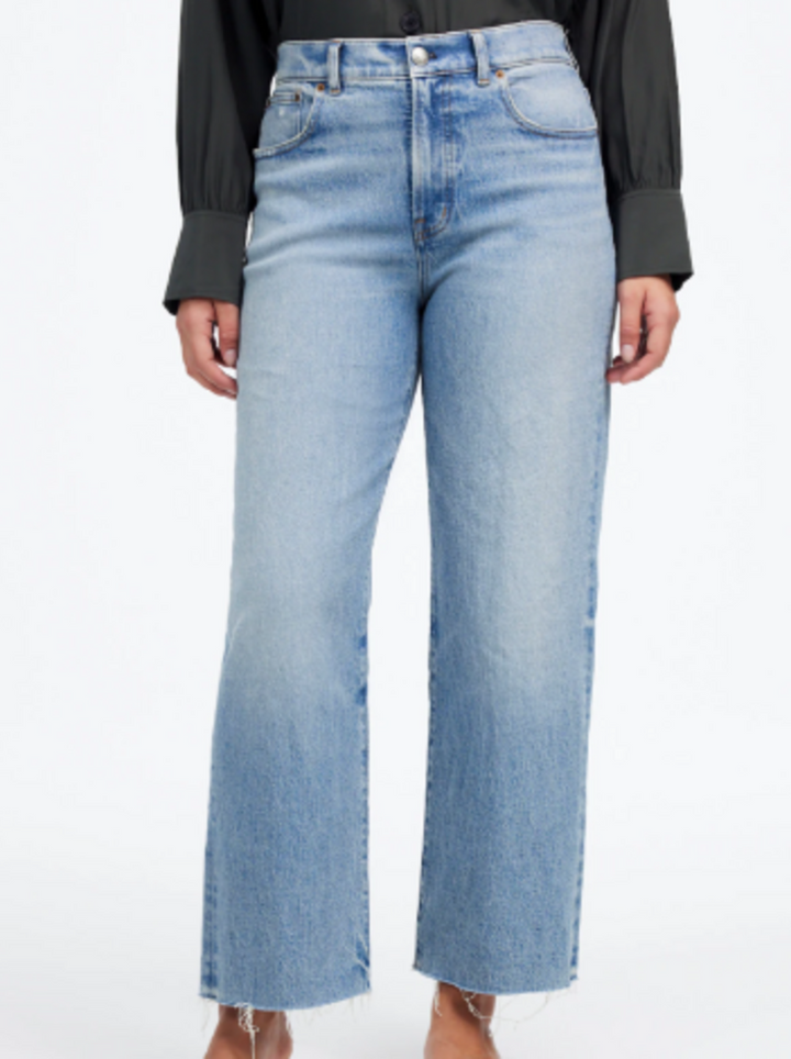 Madewell The Perfect Vintage Wide-Leg Crop Jeans - Size 29