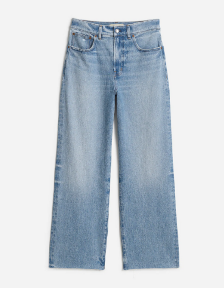 Madewell The Perfect Vintage Wide-Leg Crop Jeans - Size 29