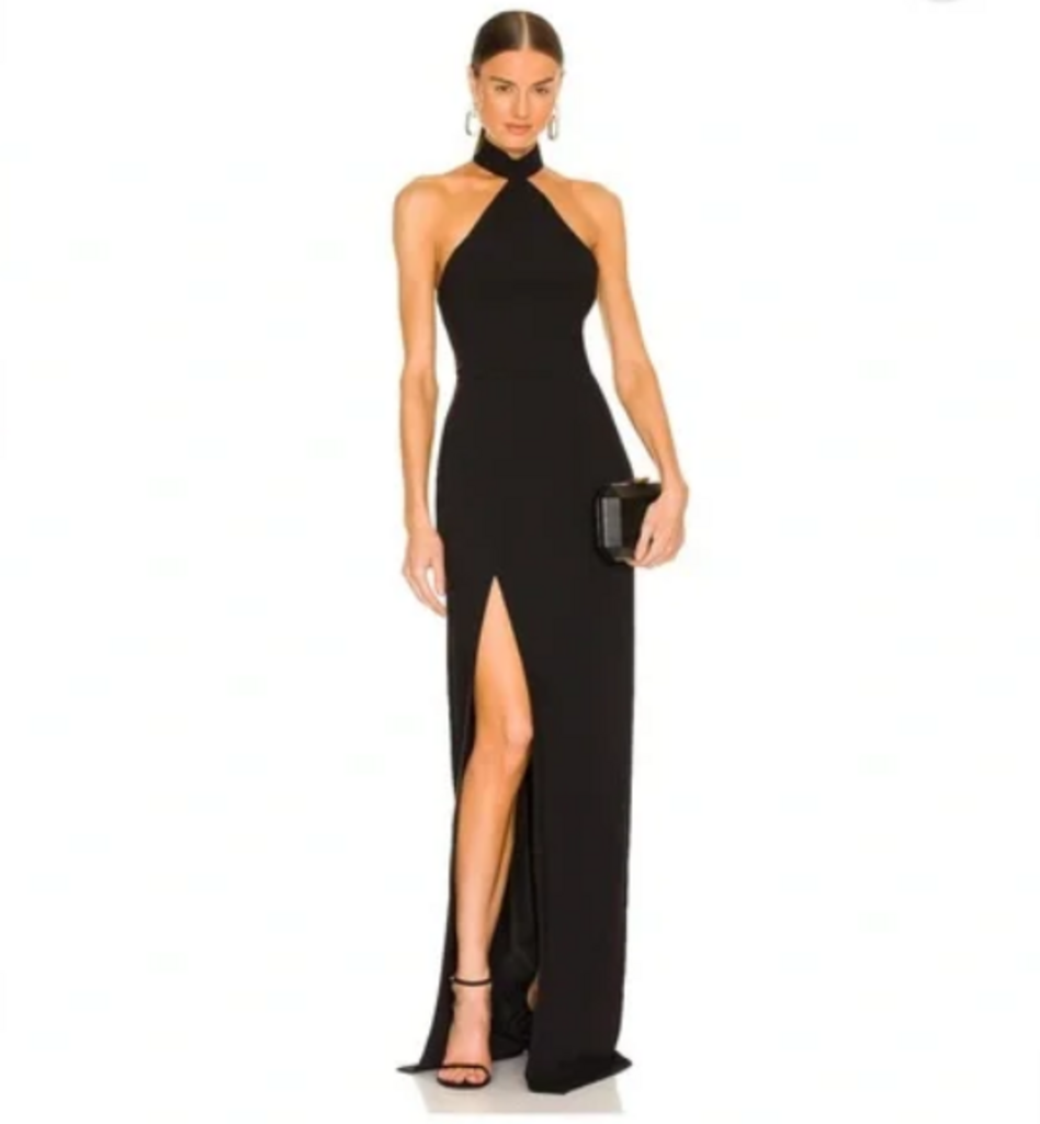 Amanda Uprichard Queen Halter Gown - Size Small