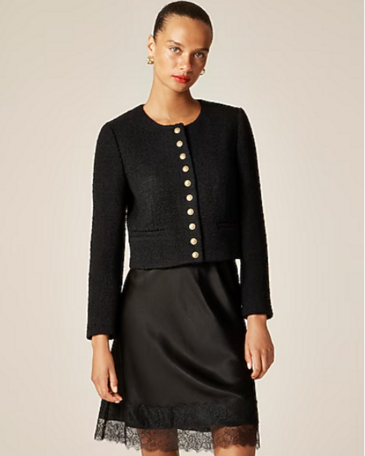 J. Crew Bridgette Lady Jacket in Tweed - Size 00 (Retails for $268)