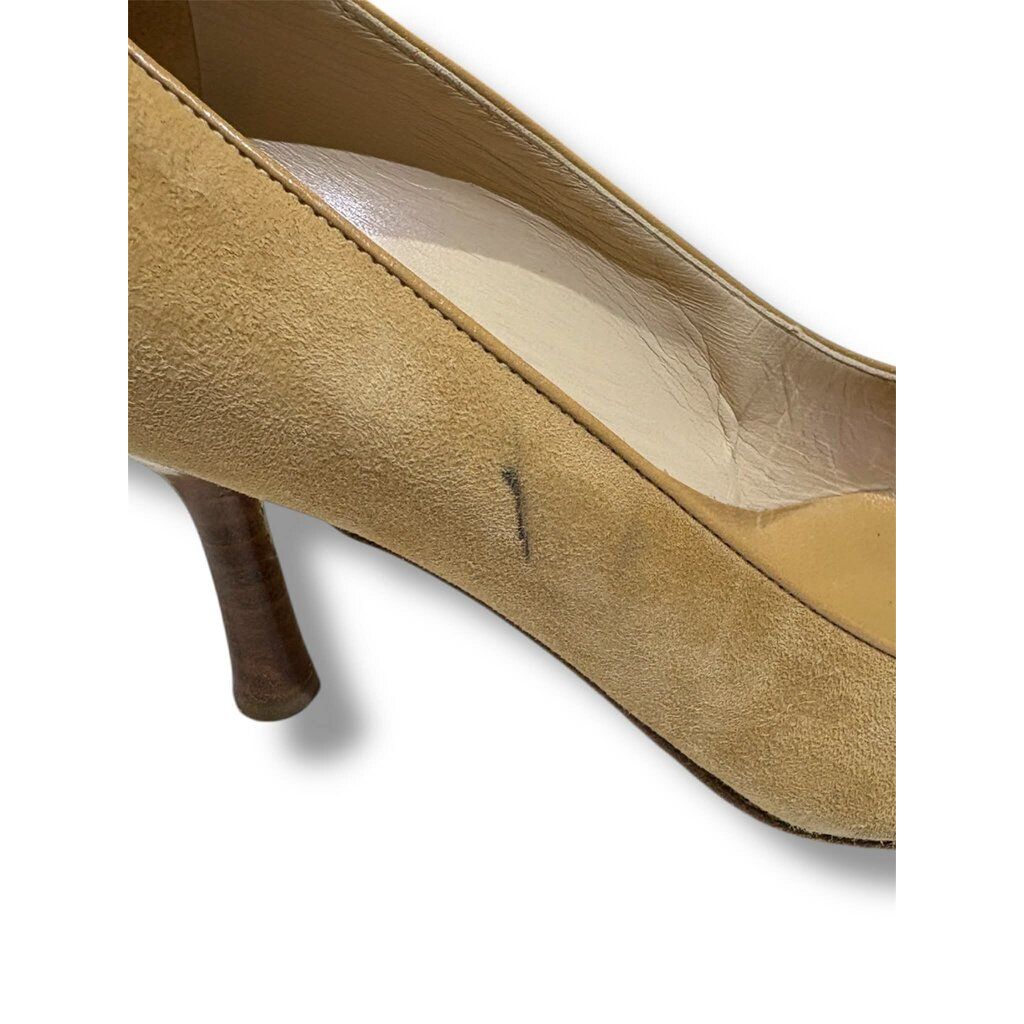 Chanel Vintage Suede Heels - Size 38
