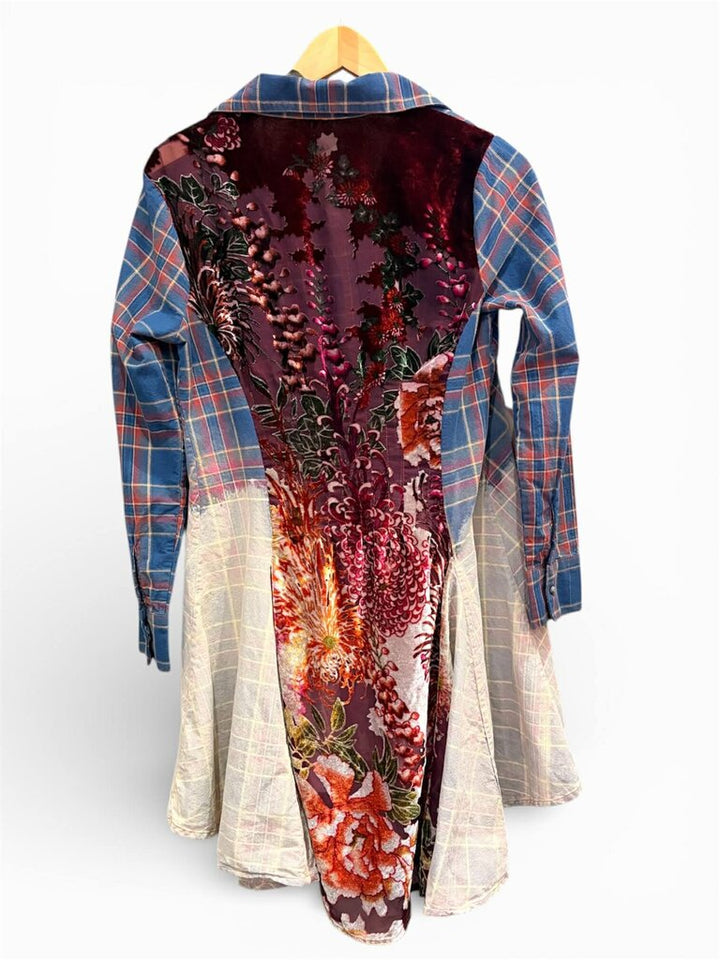 Aratta Silent Journey Velvet Burnout Tunic - Size Small