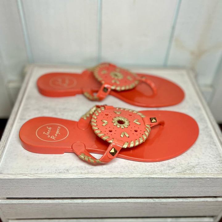 Jack Rogers Georgia Jelly Sandals - Size 6.5