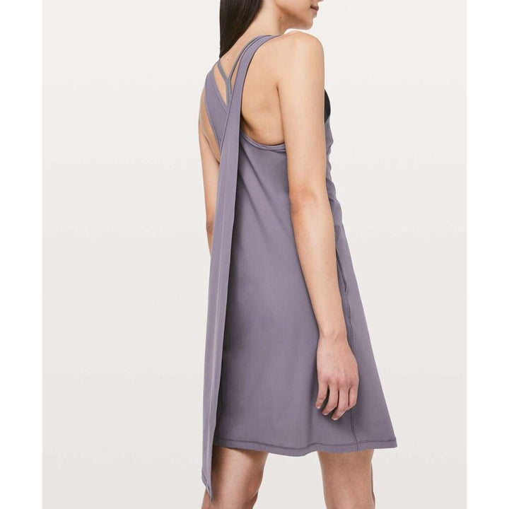 Lululemon Early Morning Dress in Graphite Purple - Size 8(Retails for $118)
