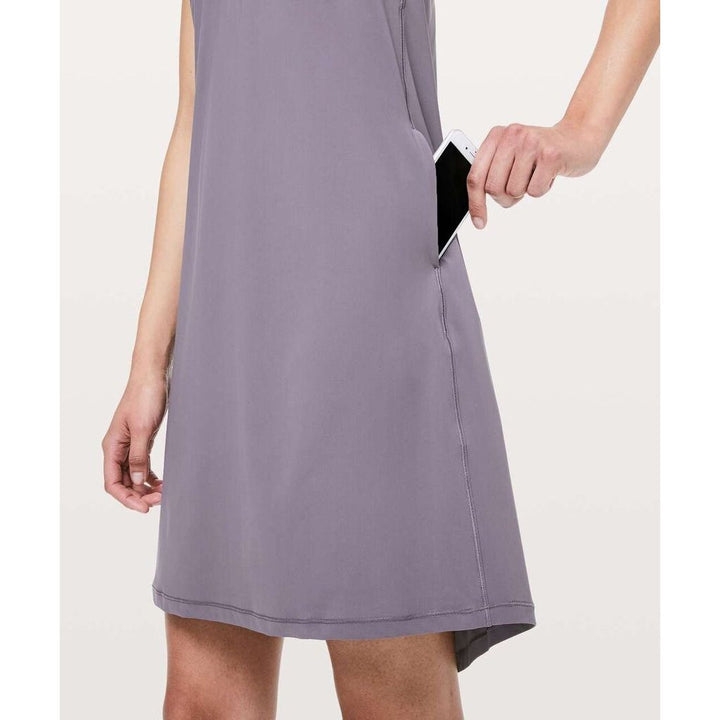 Lululemon Early Morning Dress in Graphite Purple - Size 8(Retails for $118)