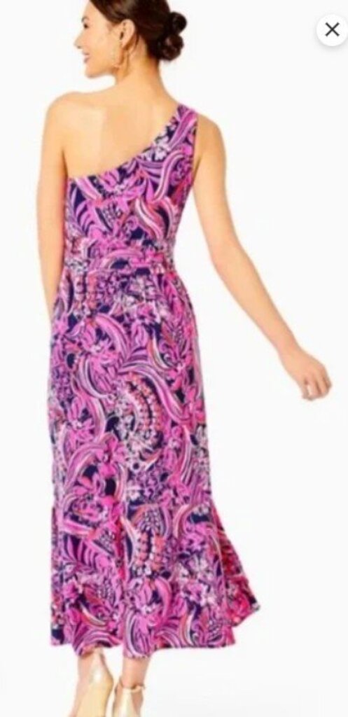 Lilly Pulitzer NWT One Shoulder Dress- Size Large