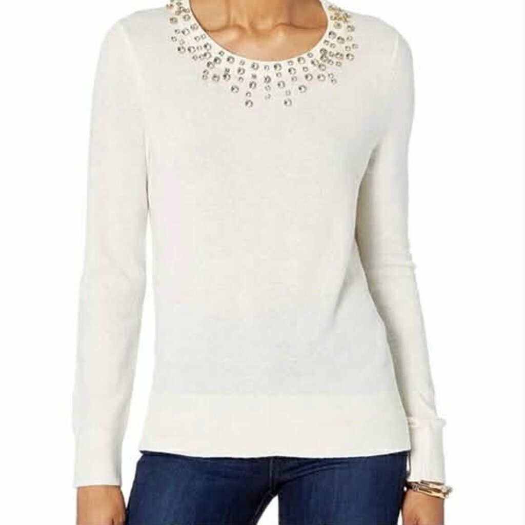 Lilly Pulitzer Odetta Sweater In White - Size Large