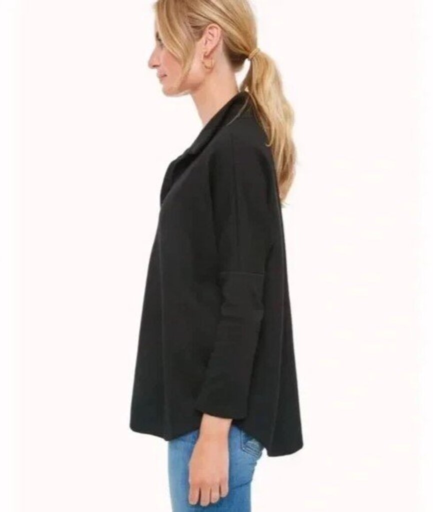 Pomander Place Easy Polo Swing Top in Black - Size XS/Small