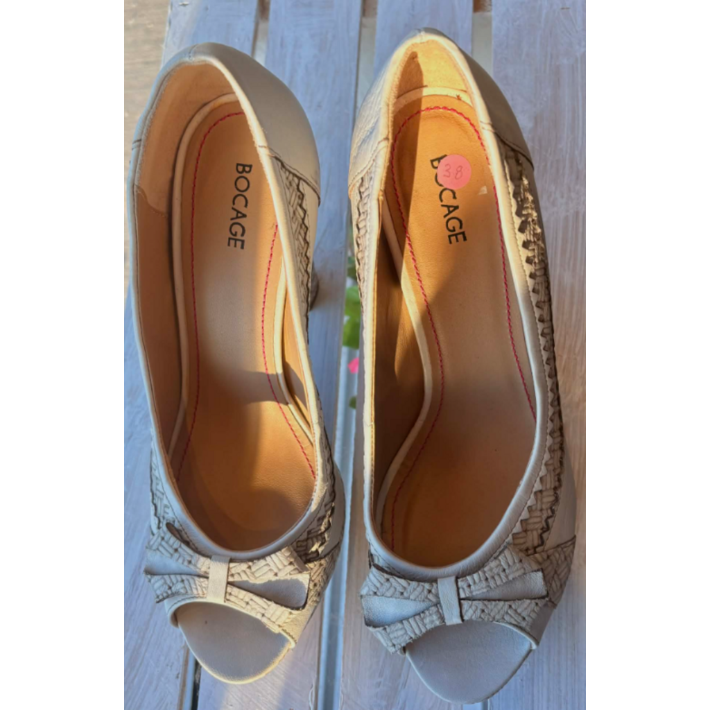 Bocage Platform Pumps - Size 38