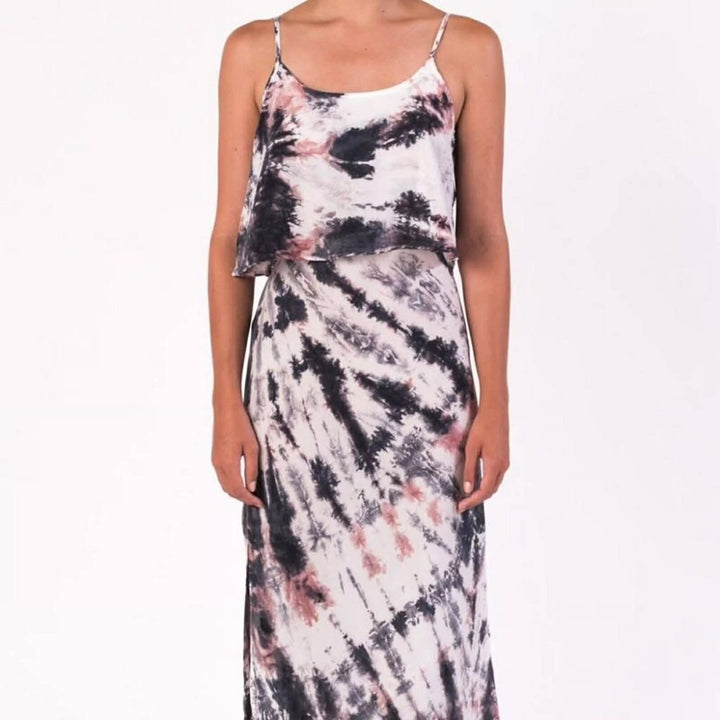 Margaret O'Leary Tiered Tie Dye Dress - Size Medium