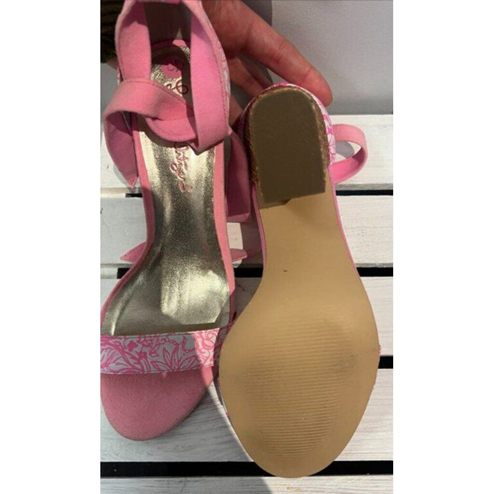 Lilly Pulitzer Heeled Tie Sandal - Size 6.5