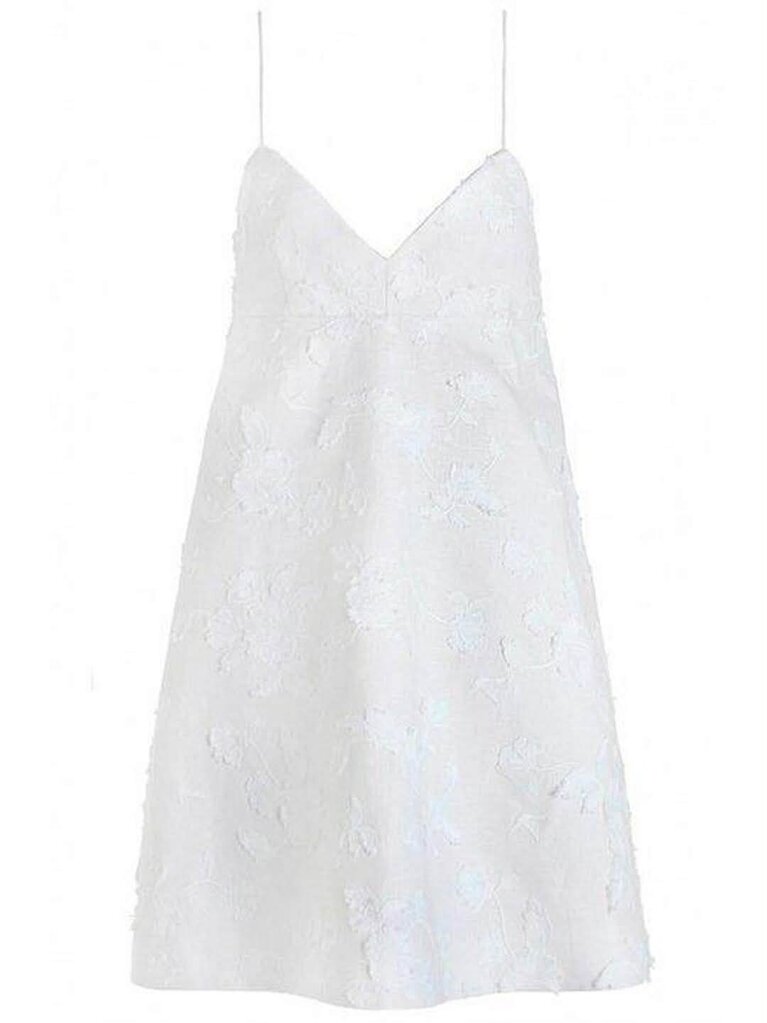 Zimmerman NWT Mischief Dawning Dress in Pearl - Size Small (Retail for $600)
