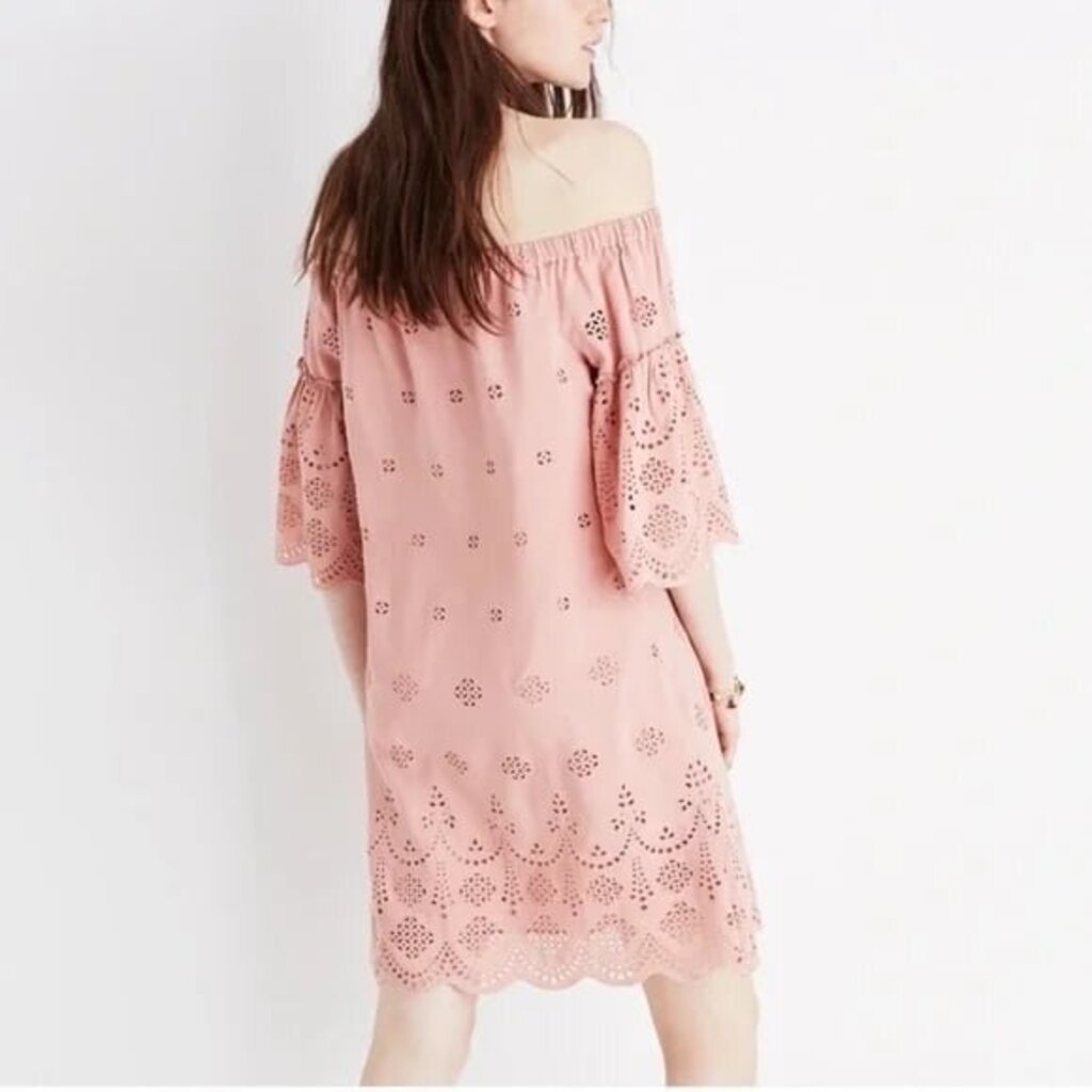 Madewell NWT Eyelet Off The Shoulder Dress - Size 6