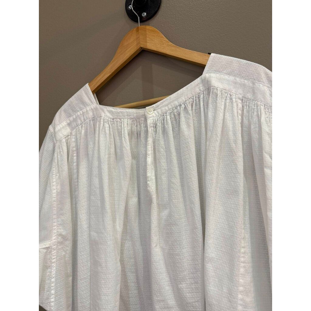 The Great Square Neck Peasant Top Blouse - Size Medium