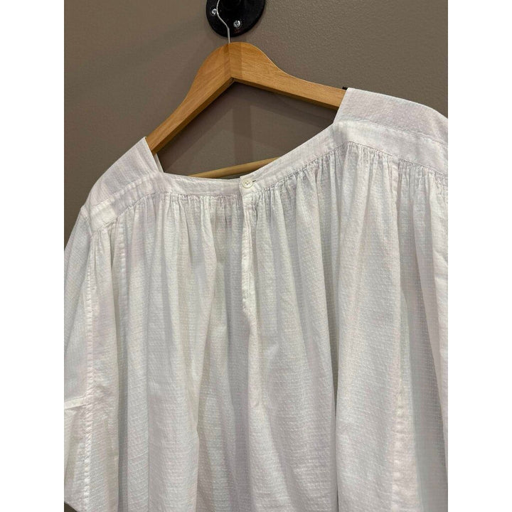 The Great Square Neck Peasant Top Blouse - Size Medium