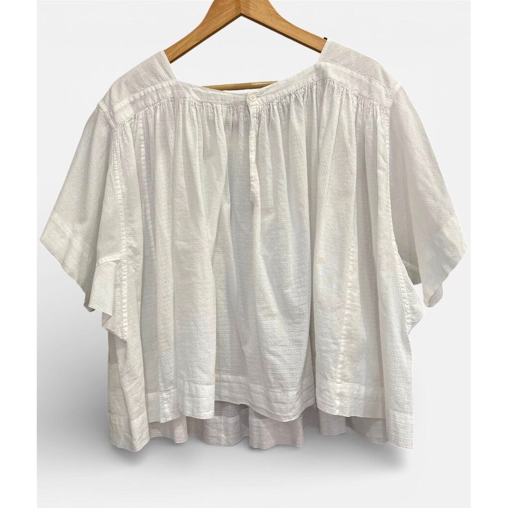 The Great Square Neck Peasant Top Blouse - Size Medium