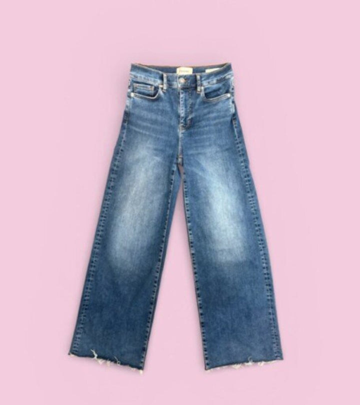 Frame Le Slim Palazzo Jeans High Rise - Size 25