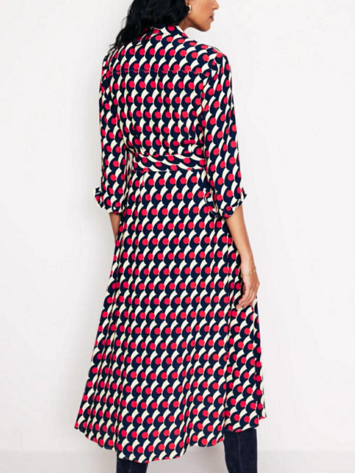 Boden Kate Longsleeve Midi Shirt Dress - Size 2R