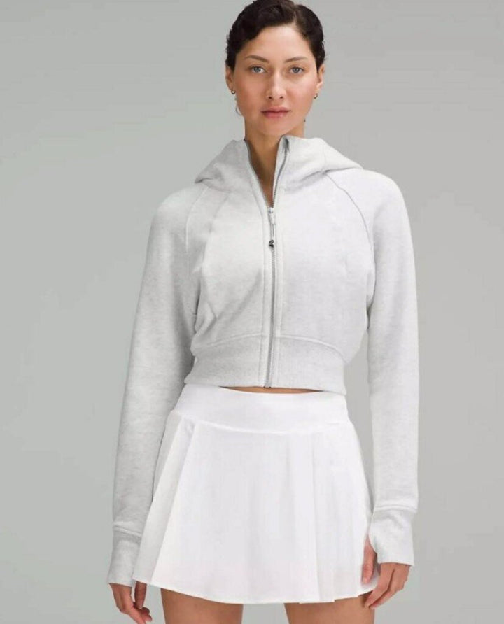 Lulu Scuba Cropped Hoodie - Size 4