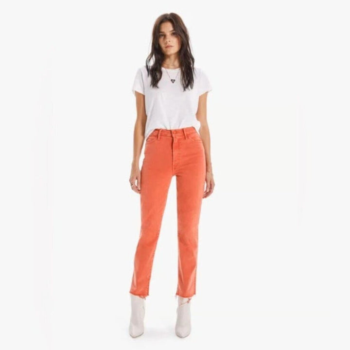 Mother The Swooner Rascal Ankle Fray in Come Out and Play - Size 26