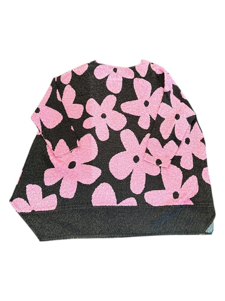 Berek Flower Crinkle Top - Size XL