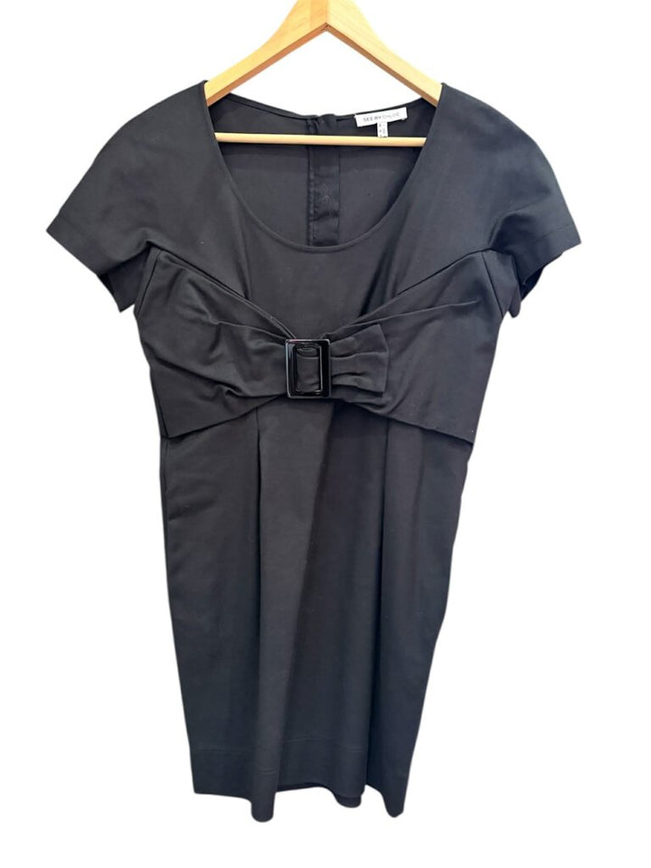 See By Chloe Scoop Neck Belted Mini Dress Size 10