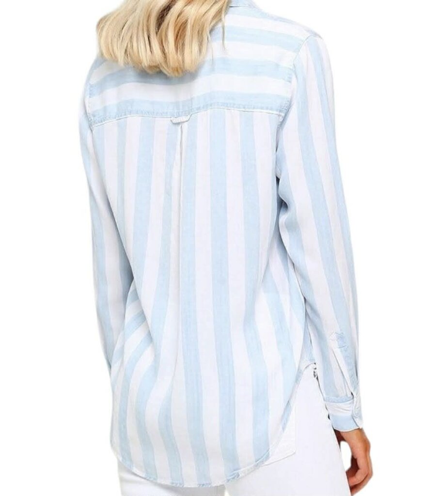 Rails Uli Lace Up Block Stripe Top - Size Small