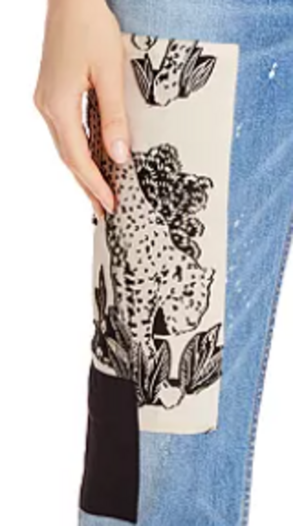 Hellessy Mcauley Patch Detail Jeans- Size 10