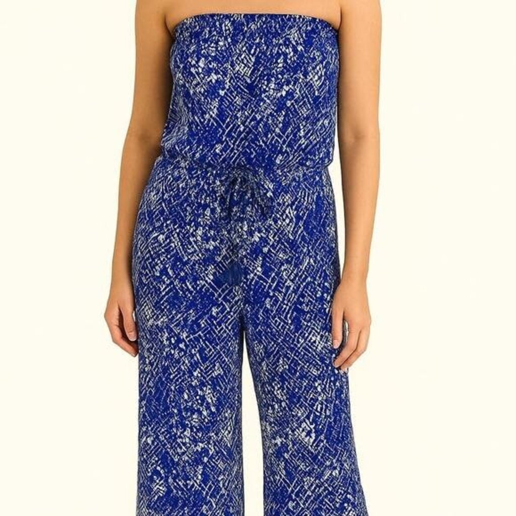 Diane Vin Furstenberg Ani Strapless Jumpsuit - Size 4