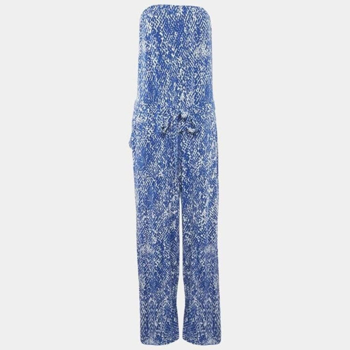 Diane Vin Furstenberg Ani Strapless Jumpsuit - Size 4