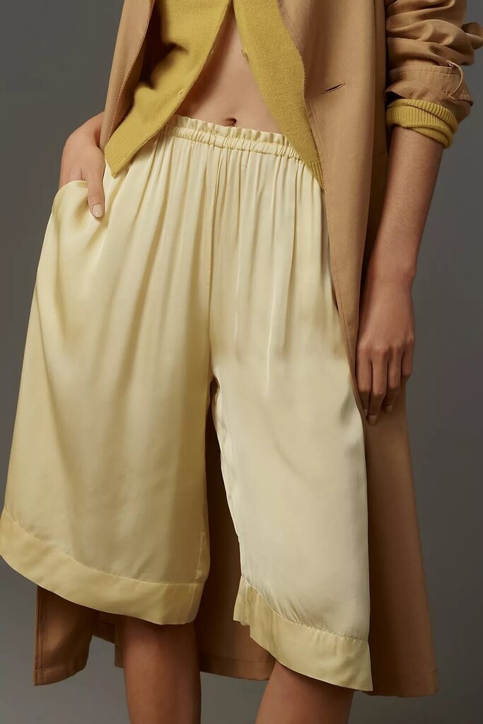 Anthropologie Silky Culotte Shorts - Size Small