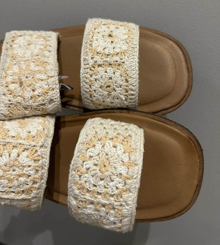 Free People Juliet Crochet Sandals - Size 39.5