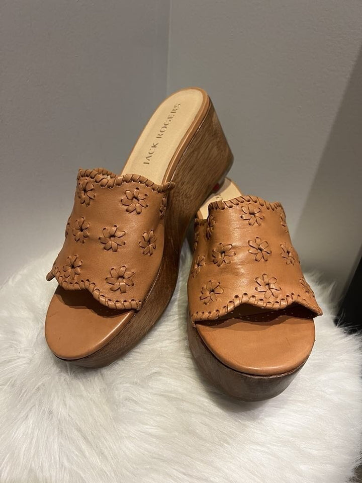 Jack Rogers Rory Wedges- Size 9.5 (Retails for $148)