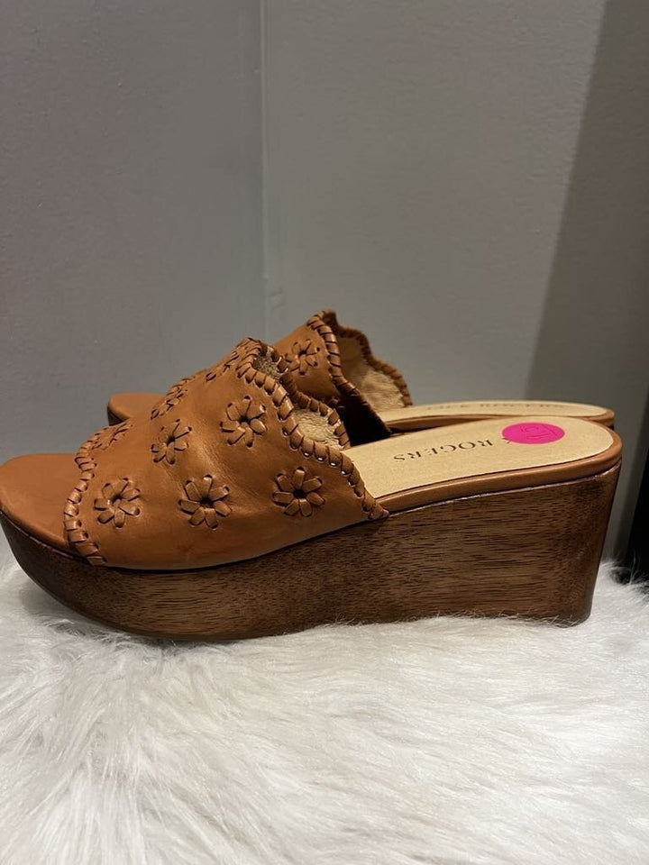Jack Rogers Rory Wedges- Size 9.5 (Retails for $148)