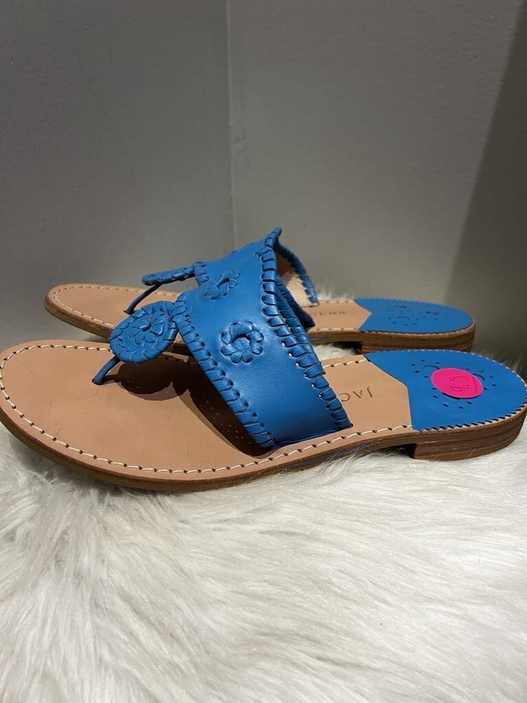 Jack Rogers Blue Sandals- Size 9.5