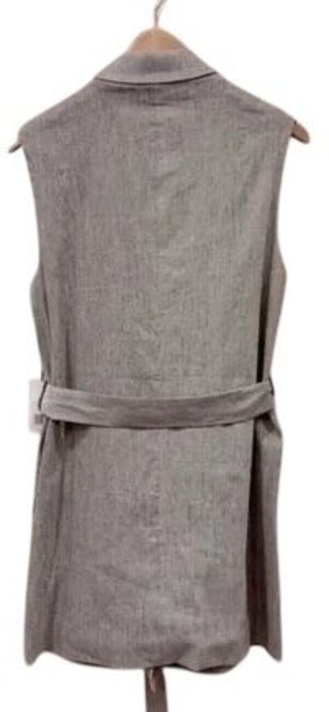 Jason Wu Double Buttoned Vest Dress In Gray - Size Small
