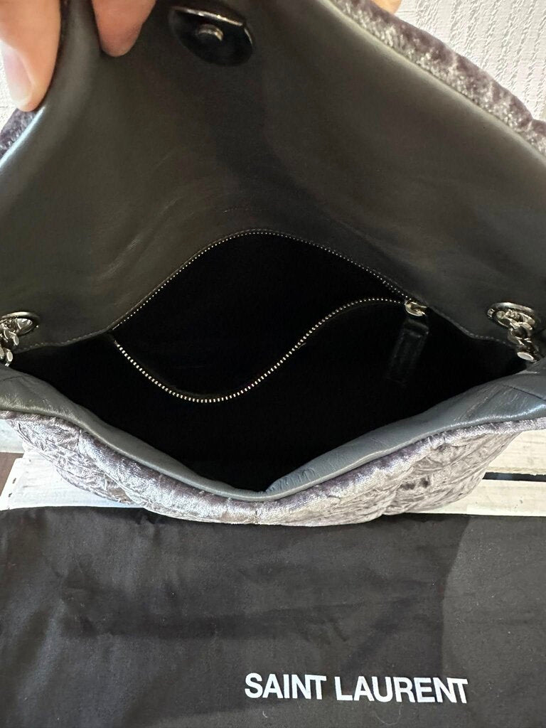 YSL Small Velvet Loulou Shoulder Bag