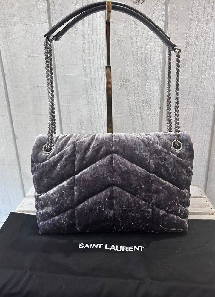YSL Small Velvet Loulou Shoulder Bag