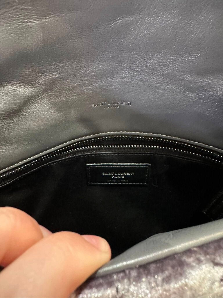 YSL Small Velvet Loulou Shoulder Bag