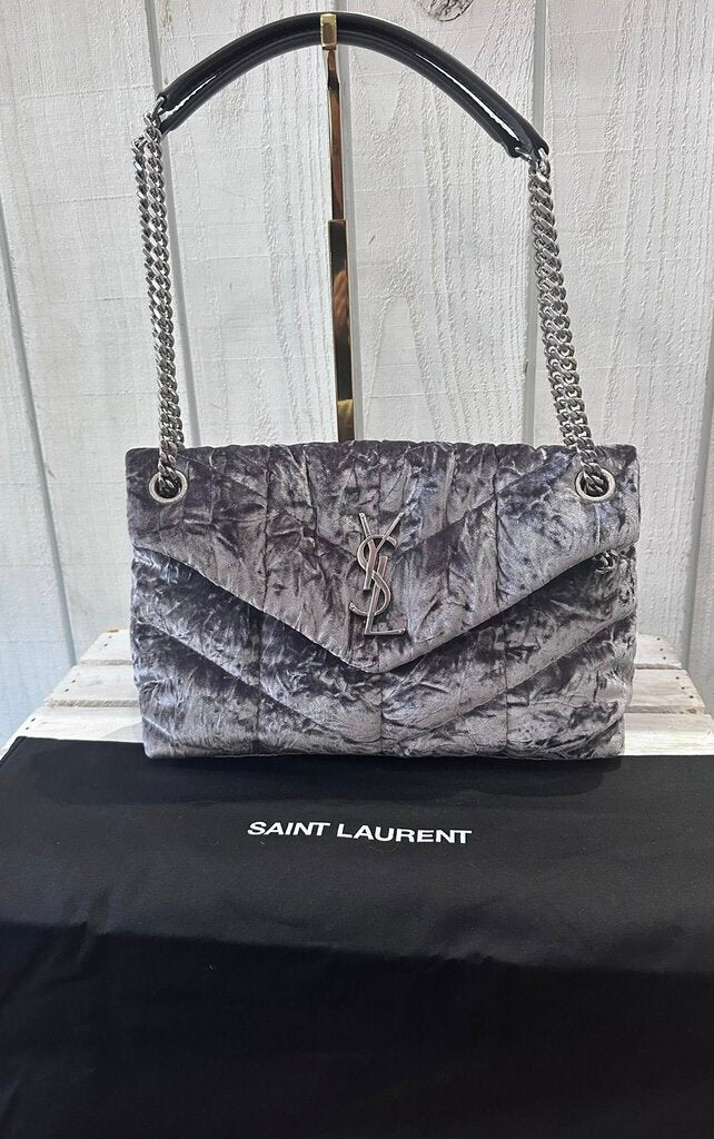 YSL Small Velvet Loulou Shoulder Bag