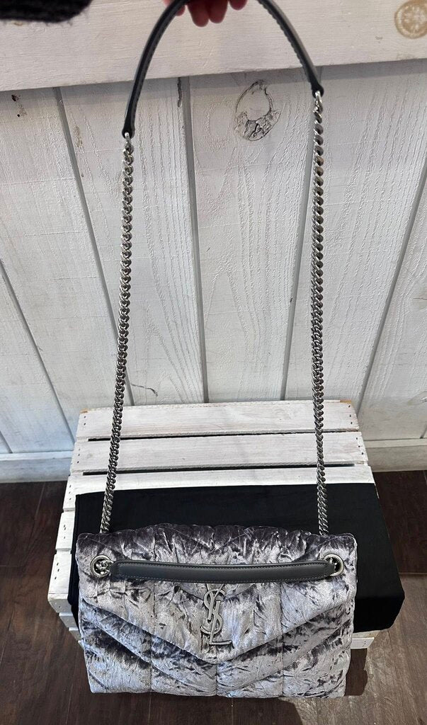 YSL Small Velvet Loulou Shoulder Bag