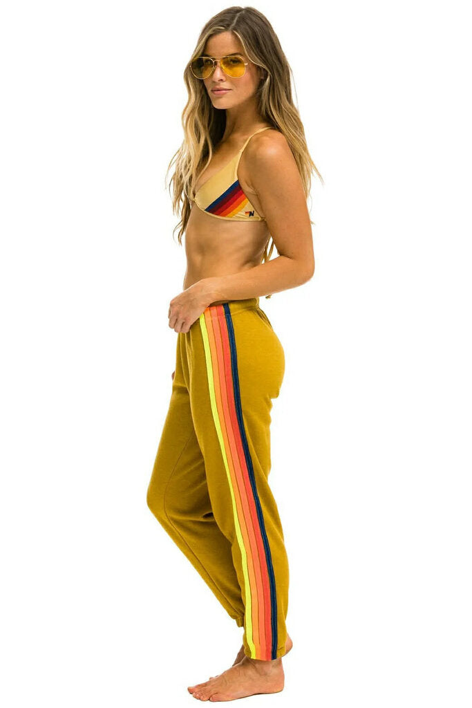 Aviator Nation Five Stripe Sweatpant - Size Medium (Retails for $165)