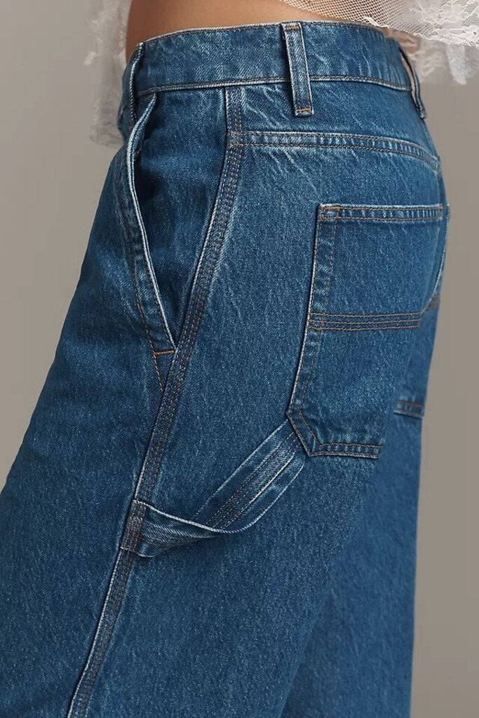 Reformation NWT Diego Mid Rise Baggy Utility Jeans - Size 27 (retails $198)