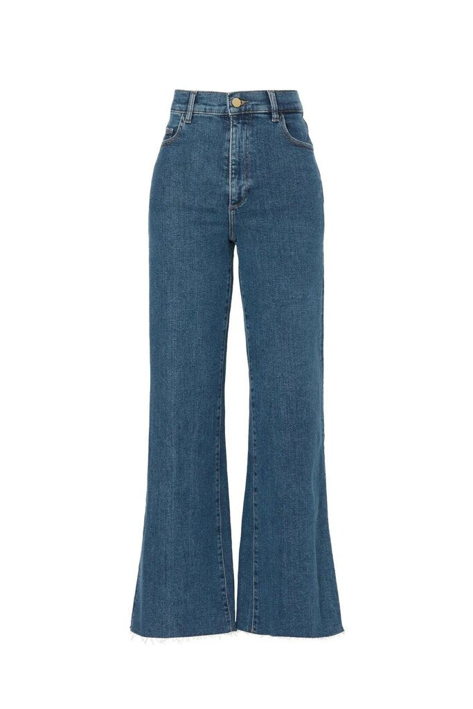 DL1961 Hepburn Wide Leg High Rise Vintage 31" NWT Jeans - Size 27 (retails $269)