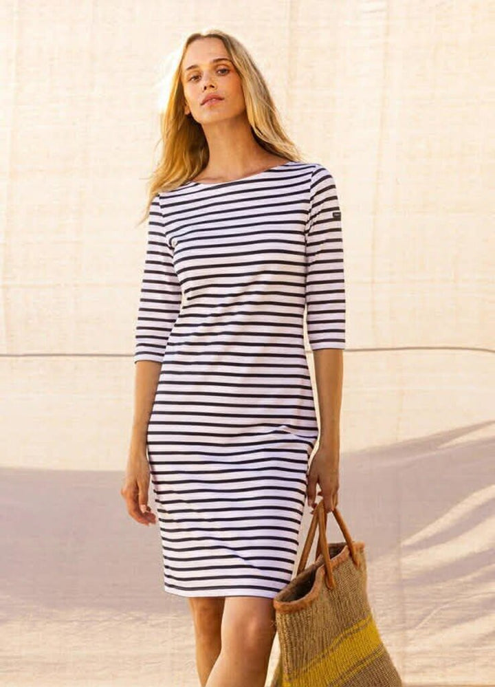 St James Propriano Nautical Sailor Striped Dress - Size 6 (retails for $219)