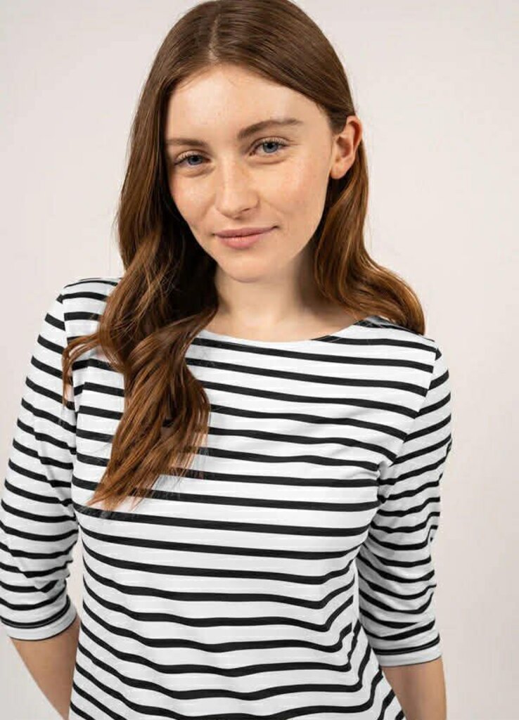 St James Propriano Nautical Sailor Striped Dress - Size 6 (retails for $219)