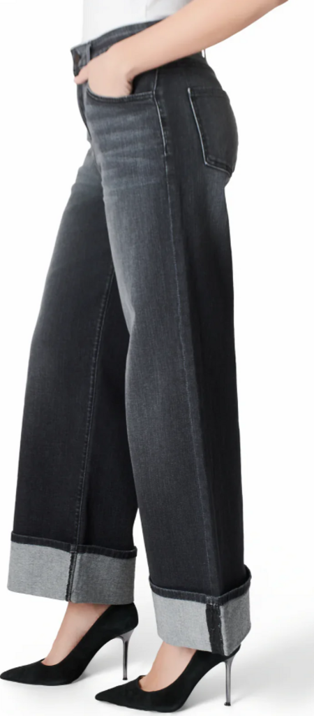 Fidelity NWT Ziggy Cuff Jeans in Beverly Black - Size 27 (Retails for $248)
