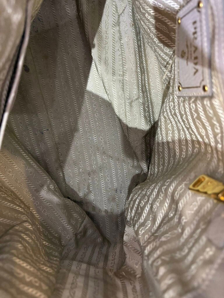 Prada Vitello Daino Side Pocket Hobo