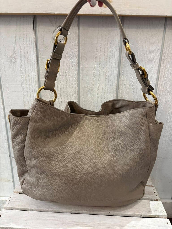 Prada Vitello Daino Side Pocket Hobo